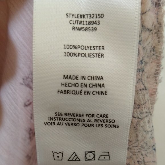 "Kut From The Kloth" Sheer Floral Blouse Size Med - Picture 7 of 7